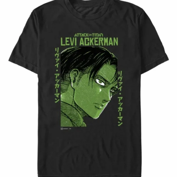 Attack on Titan - Levi Textbox - T-Shirt