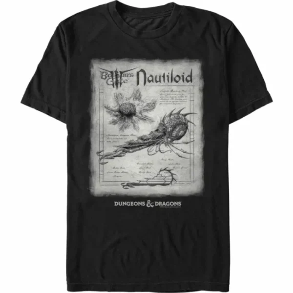 Baldur's Gate 3 - Nautiloid Schematic - T-Shirt