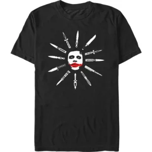 Batman - Joker Facepaint Knives - T-Shirt