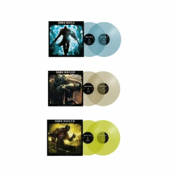 Dark Souls I, II, III - Original Game Soundtracks - IGN Exclusive Color Variants 6 LP Vinyl - Set of 3