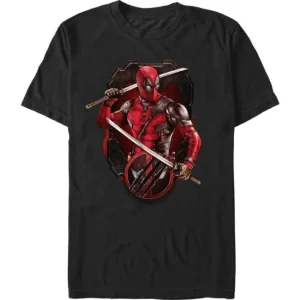 Deadpool - Pose Badge - T-Shirt