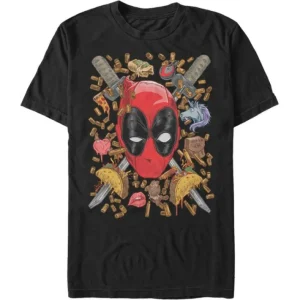 Deadpool - Shells And Tacos - T-Shirt