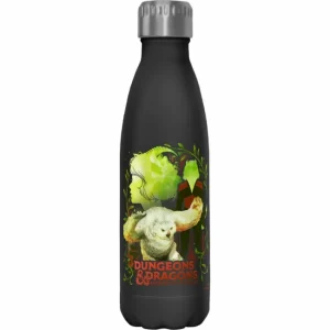 Dungeons and Dragons - Doric Owlbear Vignette - Black 17 oz Stainless Steel Bottle