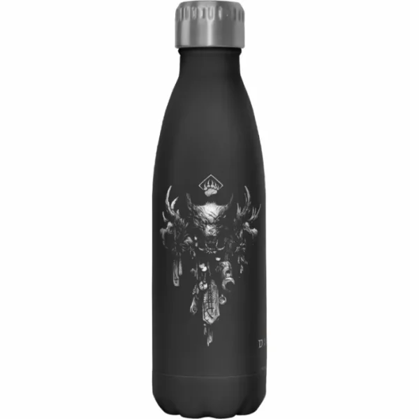 Dungeons and Dragons - Druid Sigil - Black 17 oz Stainless Steel Bottle