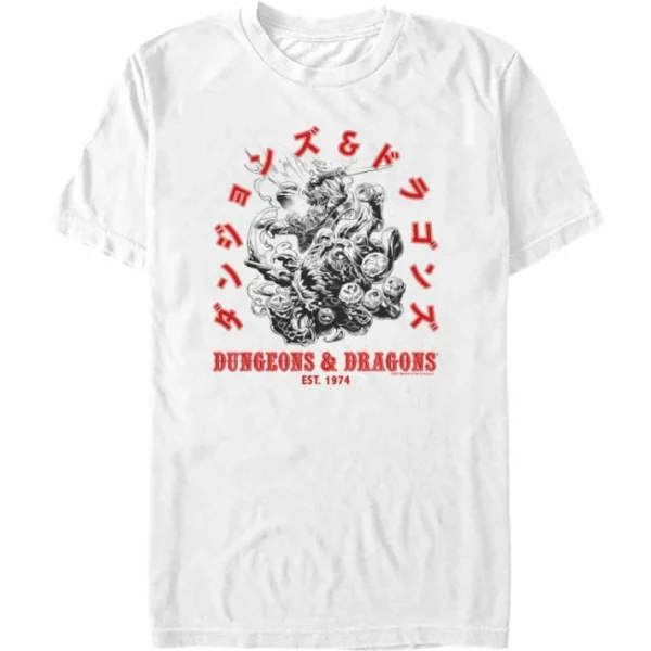Dungeons and Dragons - Katakana Beholder Fight - T-Shirt