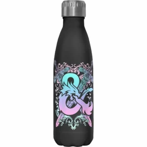 Dungeons and Dragons - Pastel Playable - Black 17 oz Stainless Steel Bottle