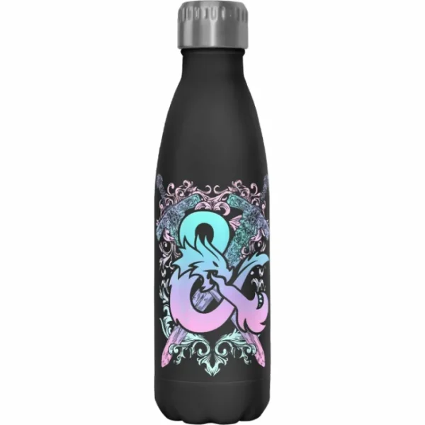 Dungeons and Dragons - Pastel Playable - Black 17 oz Stainless Steel Bottle
