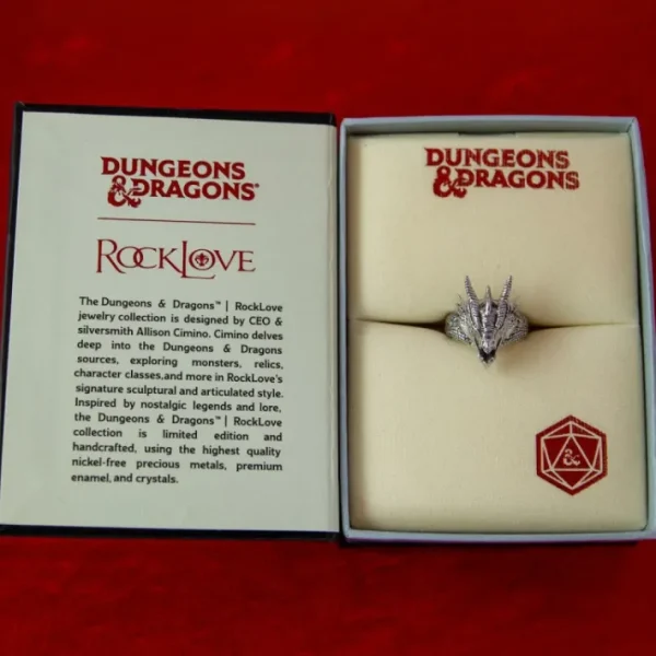 Dungeons and Dragons X RockLove Red Dragon Ring
