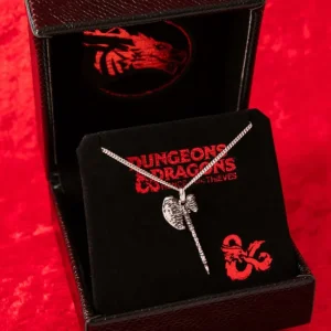 Dungeons and Dragons X RockLove Holga Molten Axe Necklace
