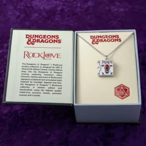 Dungeons and Dragons X RockLove Wizard Spell Book Necklace
