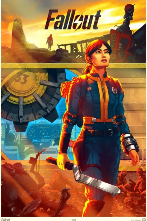 Fallout - Lucy 16 x 24 Lithograph Poster by Kevin Tong