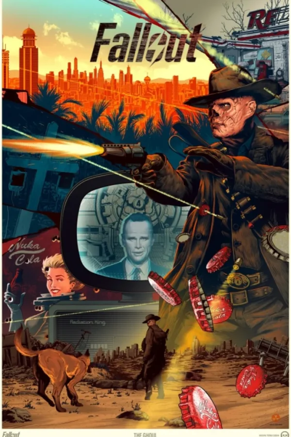 Fallout - The Ghoul 16 x 24 Lithograph Poster by Kevin Tong