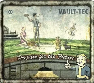 Fallout - Vault-Tec Weathered Tin Tote - Prop Replica