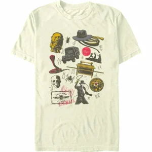 Indiana Jones - Icon Jumble - T-Shirt