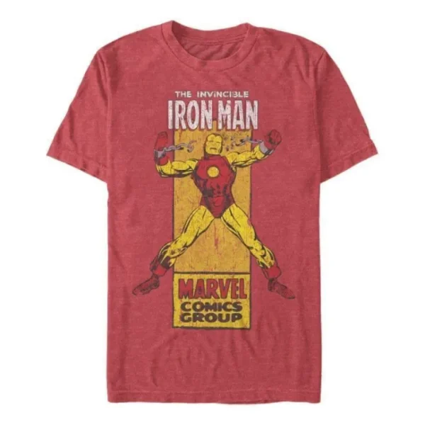 Iron Man - Invincible Iron Man - Red T-Shirt