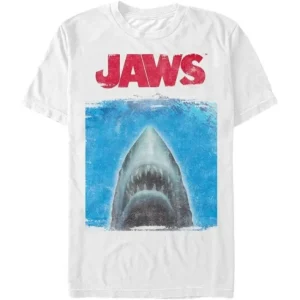 Jaws - Jaws Movie Poster Retro Fade - T-Shirt