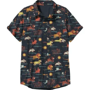 Lion King - Stampeded - Button Down
