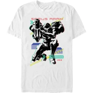 Metroid - Samus Aran Neon - T-Shirt