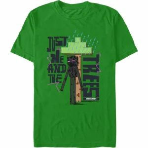 Minecraft - Enderman And The Trees - T-Shirt