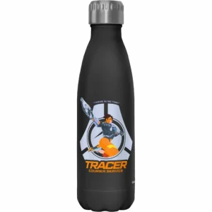 Overwatch - Courier Service - Black 17 oz Stainless Steel Bottle