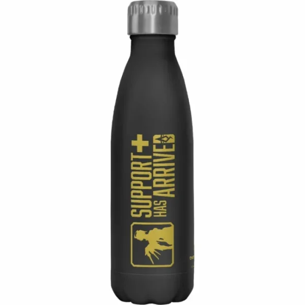 Overwatch - Support Has Arrived - Black 17 oz Stainless Steel Bottle
