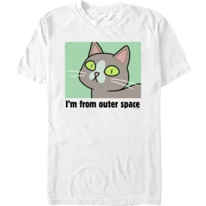 Rick and Morty - Outer Space Cat - T-Shirt