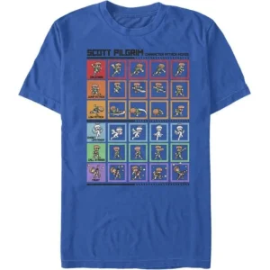 Scott Pilgrim - Pilgrim Fight Moves - T-Shirt