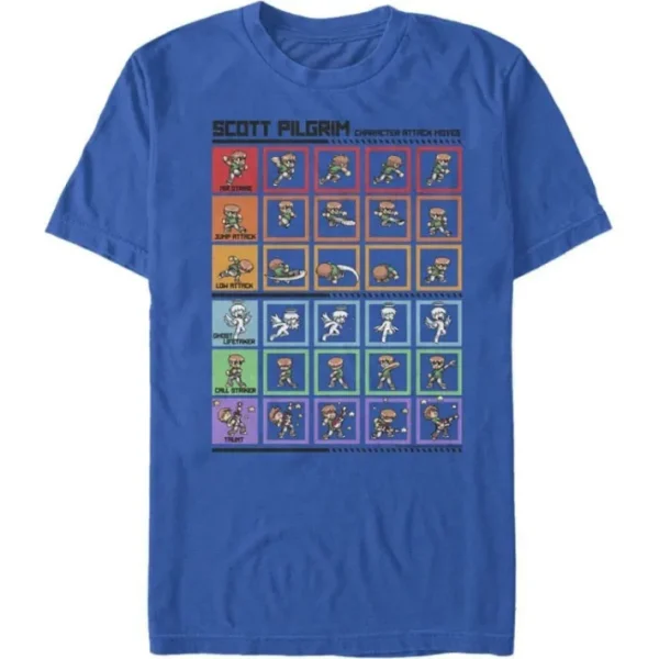 Scott Pilgrim - Pilgrim Fight Moves - T-Shirt
