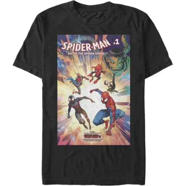 Spider-Man - Enter the Spider-Verse #1 Comic Cover - T-Shirt