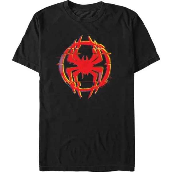 Spider-Man Across the Spider-Verse - Glitchy Spider Symbol - T-Shirt