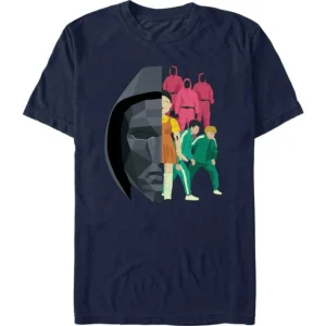Squid Game - Front Man And Suits - T-Shirt
