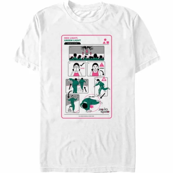 Squid Game - Game One Instructions - T-Shirt