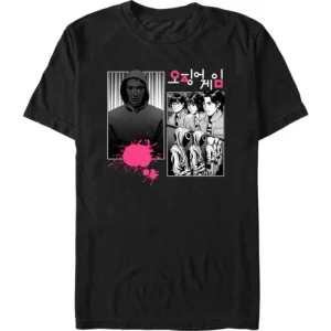 Squid Game - Manga Panel - T-Shirt