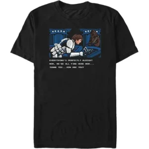 Star Wars - 8-Bit Cinema Scene - T-Shirt