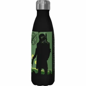 Star Wars - Bouny Hunter For Hire - Black 17 oz Stainless Steel Bottle