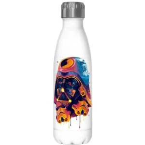 Star Wars - Color Melted Vader - White 17-oz Stainless Steel Water Bottle