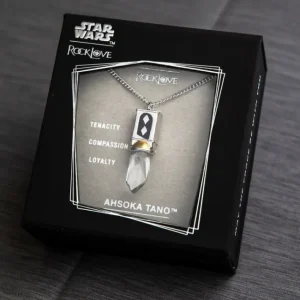 Star Wars X RockLove Ahsoka Tano Kyber Crystal Necklace