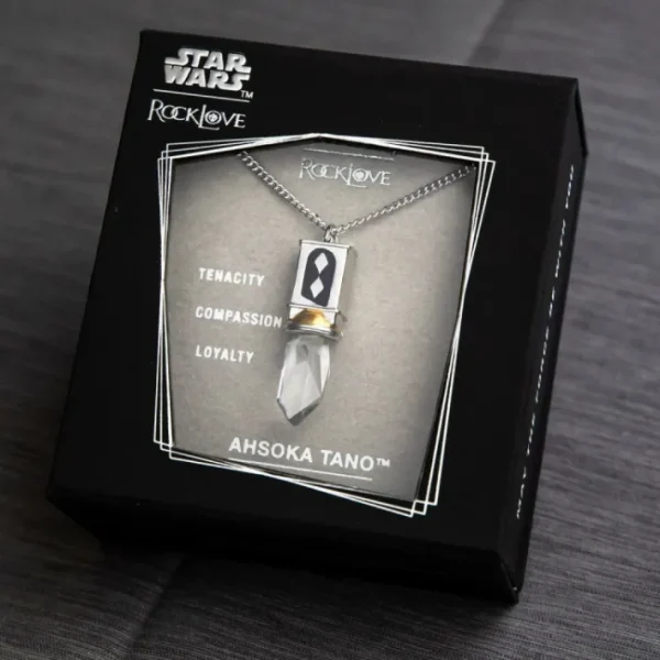 Star Wars X RockLove Ahsoka Tano Kyber Crystal Necklace
