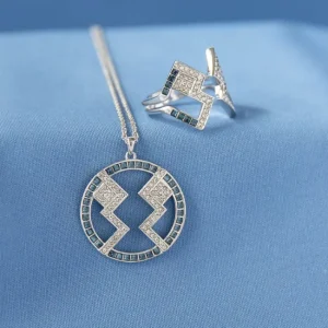 Star Wars X RockLove Ahsoka Tano Crystal Necklace