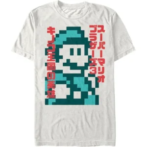 Super Mario Bros. - 3 Hiragana - T-Shirt