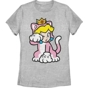 Super Mario Bros. - Cat Peach Solo - T-Shirt
