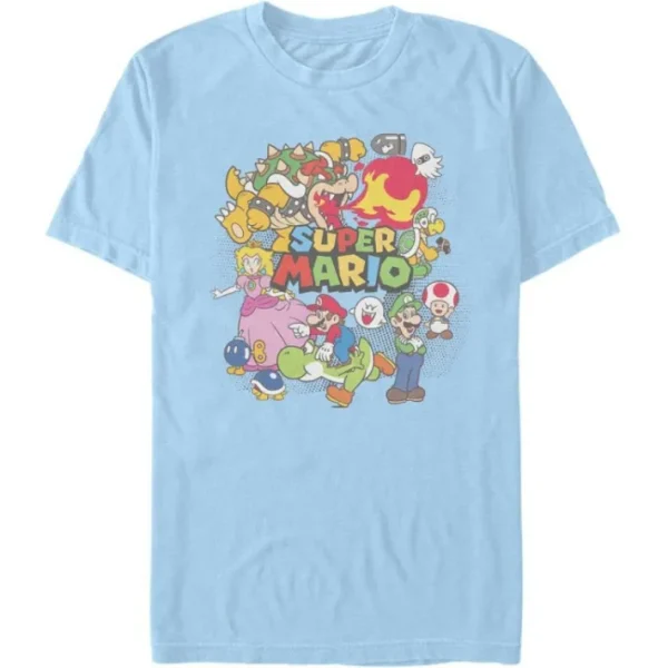 Super Mario Bros. - Color Collage - T-Shirt