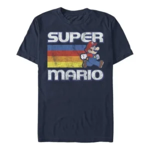 Super Mario Bros. - Fast Mario Distressed - T-Shirt