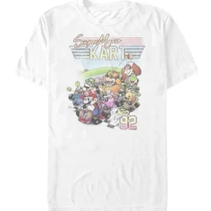 Super Mario Bros. - Kart Nineties Neon Distressed - T-Shirt