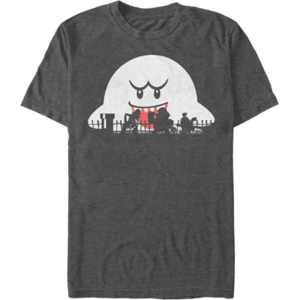 Super Mario Bros. - Mario Halloween Silhouettes - T-Shirt