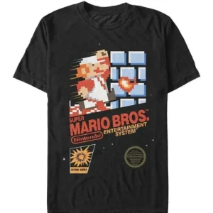 Super Mario Bros. - NES SMB Black Label - T-Shirt