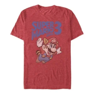Super Mario Bros. - Super Mario Bros. 3 Retro Distressed - T-Shirt