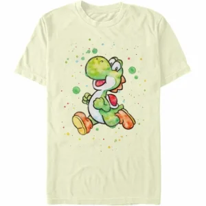 Super Mario Bros. - Watercolor Yoshi - T-Shirt