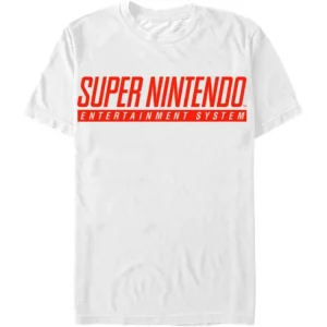 Super Nintendo - SNES Logo - White T-Shirt