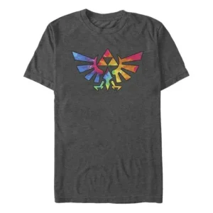 The Legend of Zelda - Tie-Dyed Triforce Crest - T-Shirt